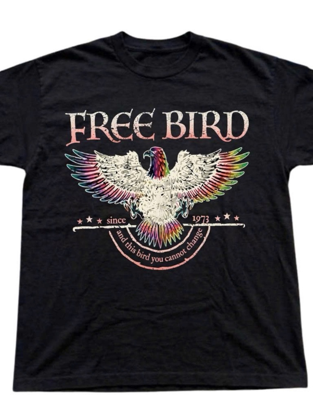 Free Bird Graphic Tee - Black